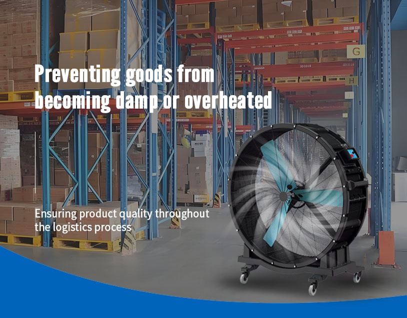 Application of Industry Mobile Fans