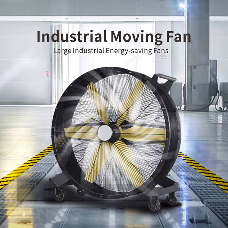 Large Heavy Duty Mobile Industrial Drum Fan